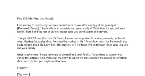 Sample Letter Of Appreciation For Funeral Support Classles Democracy