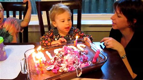 Josie S Birthday Cake Age Two Youtube