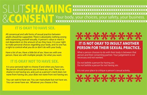 Slut Shaming And Consent Sex Ed Infographic Popsugar Love Sex Photo