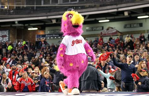 Indians Mlb Mascots Reenact ‘cleveland Rocks Complete With Drew