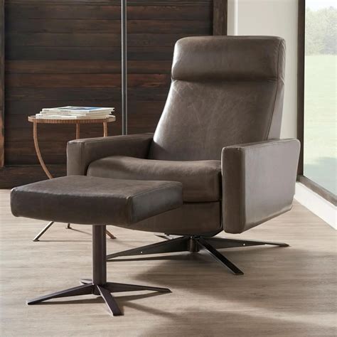 American Leather Cloud Cld Chr Lgoto St Contemporary Pushback Chair