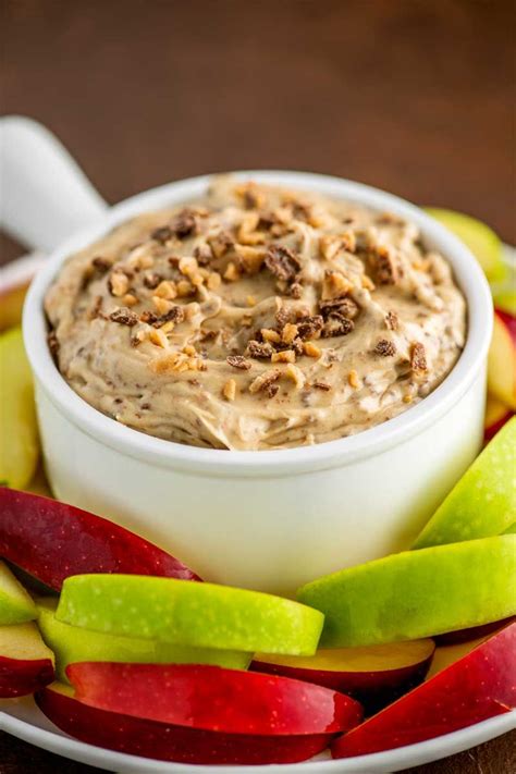 Apple Brickle Dip Food Sweet Dips Homemade Recipes