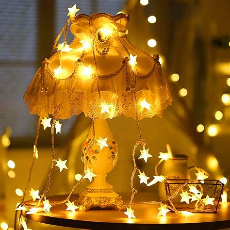 8meter 18 Star String Lights For Indoor Outdoor Decoration Diwali Light