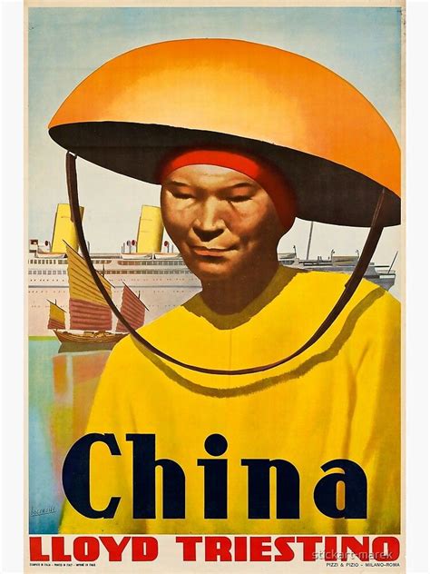 China Vintage Travel Poster Poster By Stickart Marek In 2021 Travel