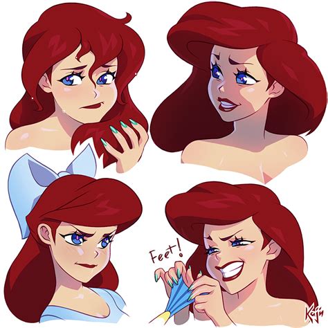 Ariel Face Practice Disney Princess Know Your Meme