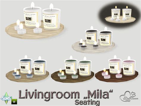 The Sims Resource Mila Living Candle Tray