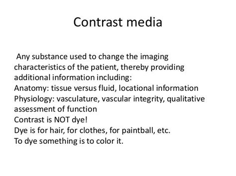 Lecture 2 Contrast Material