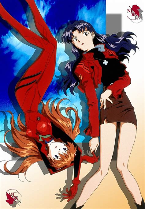 Souryuu Asuka Langley And Katsuragi Misato Neon Genesis Evangelion Drawn By Nakayamakatsuichi