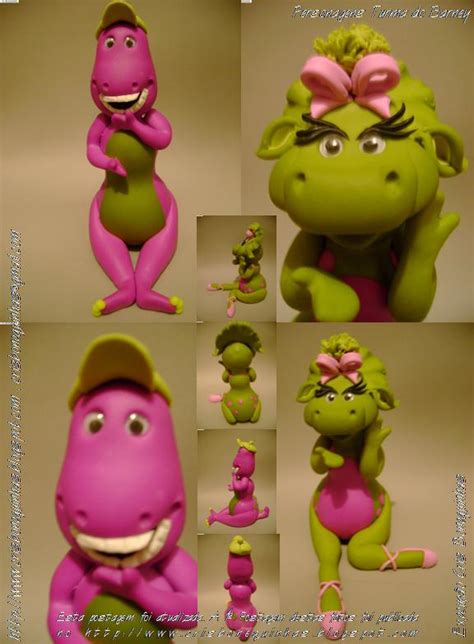 Cris Bonequinhas Personagens Da Turma Do Barney Em Porcelana Fria