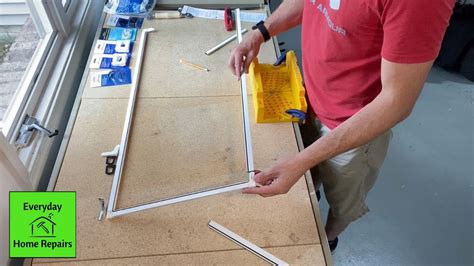 How To Build A Window Screen Using A Frame Kit Youtube
