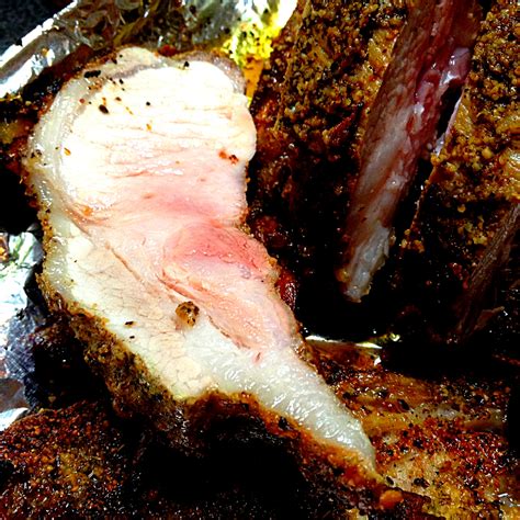 roasted pork loin rib roast with dry rub