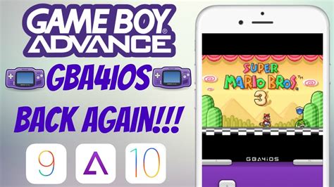 New Gba4ios Back On Ios 10 No Jailbreakno Pc Youtube