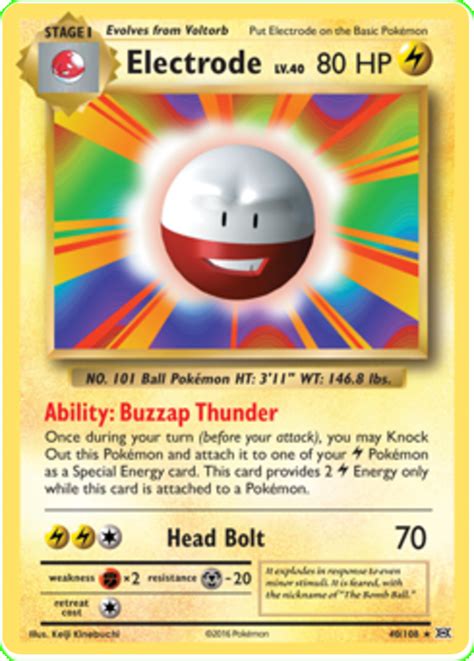 Maybe you would like to learn more about one of these? Electrode - Evolutions #40 Pokemon Card
