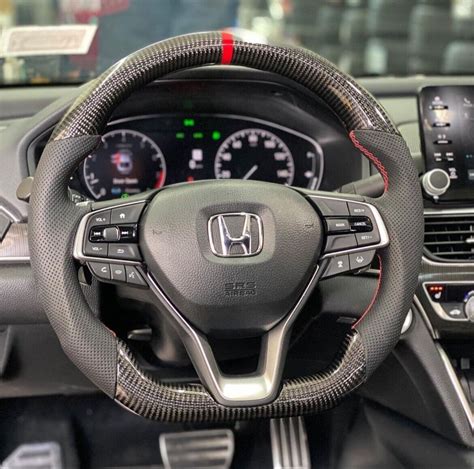Czd 2018 2021 Honda Accordinspire Carbon Fiber Steering Wheel Lupon