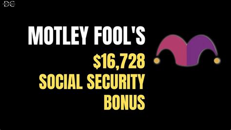 My Review Motley Fool S Social Security Bonus Youtube