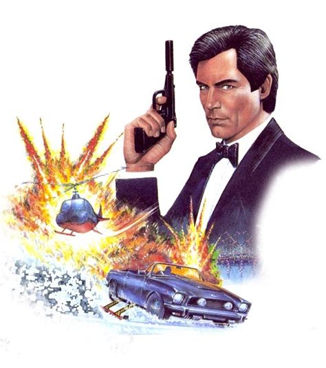 Illustrated 007 The Art Of James Bond The Living Daylights Artwork