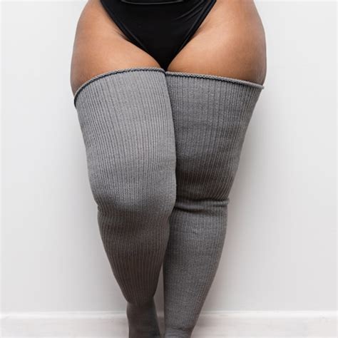 Real Plus Size Thigh Highs Thunda Thighs Over The Knee Long Etsy