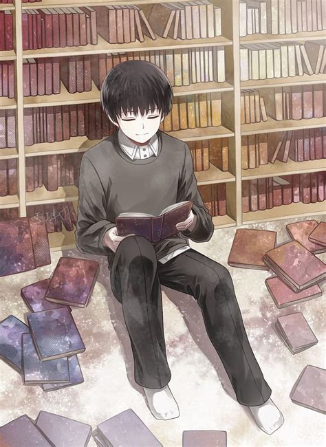 412 Anime Boy Reading Book Hd Wallpaper Pics Myweb