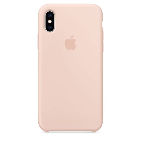 Iphone Xs Silicone Case Pink Sand Apple
