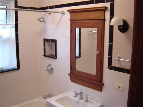 The medicine cabinet is prime real estate in your bathroom: Chicago 2-Flat: Medicine Cabinet & Bathroom