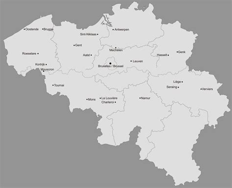 Map Belgium