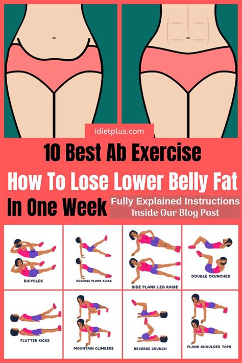 How To Lose Lower Belly Fat Female Without Exercise Exercise Poster