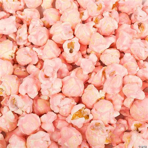 2 Lb Pink Candy Coated Popcorn Vanilla Flavored 2 Lb Bag