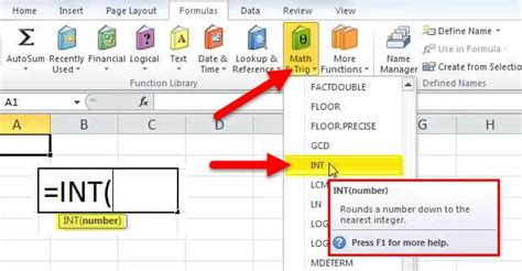 This formula is a good example of how structured references can make working with data in excel much easier. INT in Excel (Formula, Example) | How to Use Integer ...