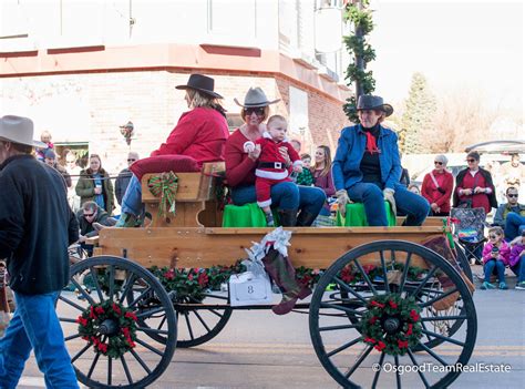 Christmas Carriage Parade Parker Colorado Stagecoach Horse Drawn