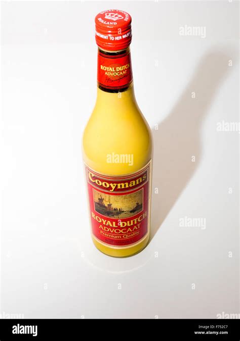 A Bottle Of Cooymans Royal Dutch Advocaat Spirits Stock Photo Royalty