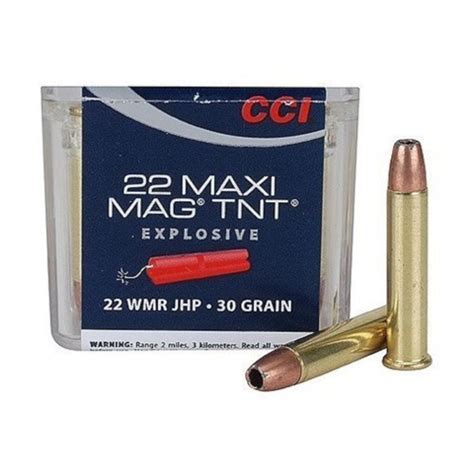Bullseye North Cci Maxi Mag Ammo 22 Winchester Magnum Rimfire Wmr