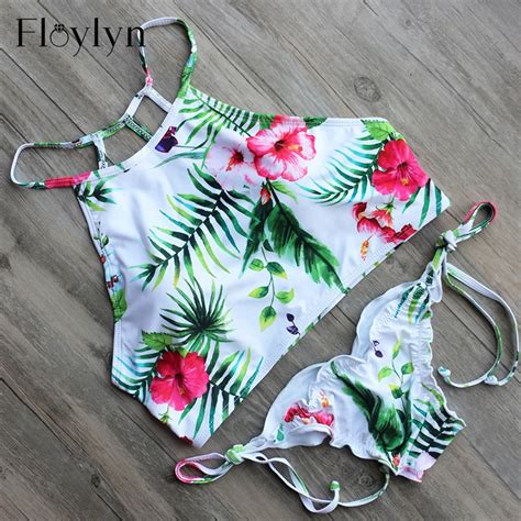 Buy Floylyn Sexy Cross Brazilian Bikini Women Swimsuit