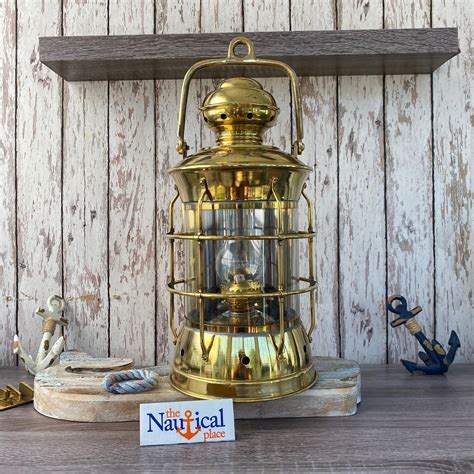 Vintage Brass Ship Masthead Lantern Polished Finish Nautical