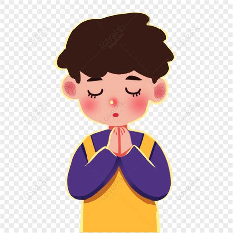 Boy With A Wish 61 Child Pray Free Png And Clipart Image For Free