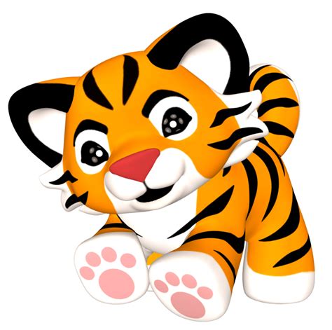 Cute Animal Tiger Png Transparent Background Free Download 39189