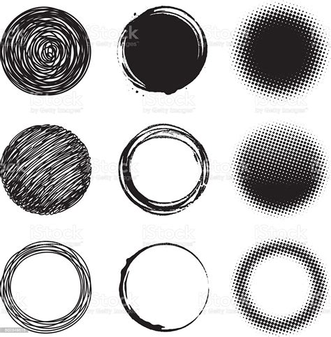Circle Design Elements Stock Illustration - Download Image Now - iStock