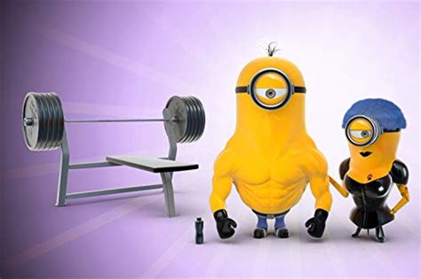 Minion Gym Motivational Quotes Poster 12 X 18 Wall Poster