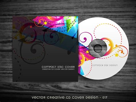 Design De Capa De Cd Colorido 219793 Vetor No Vecteezy