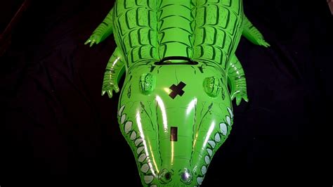 Popping Inflatable Crocodile 2 Youtube