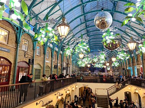 Covent Garden London Winter Christmas Decorations 2019 2020 Joy