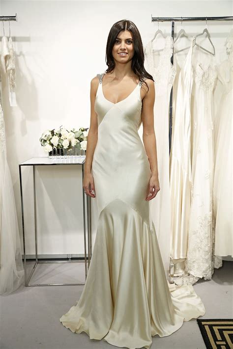 Satin slip wedding dress are simple white gowns, but they have evolved in ways unimaginable over the centuries. 2208 best satin images on Pinterest | In new york, New ...
