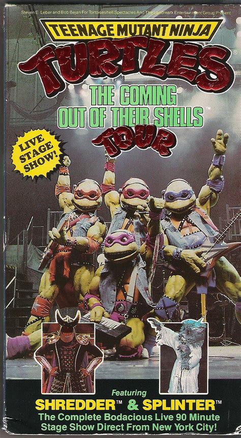 Teenage Mutant Ninja Turtles Coming Out Of Their Shells Tour 1990