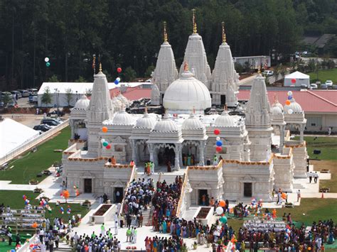 Huge Swaminarayan Temple In Atlanta Usa Thepicky