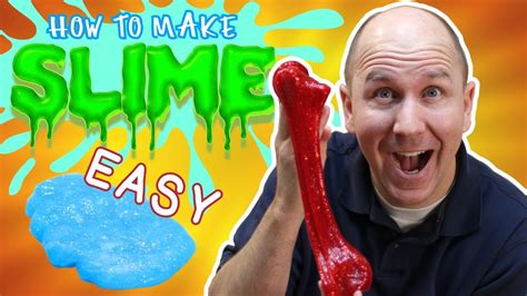 How To Make Slime For Kids Easy At Home Youtube