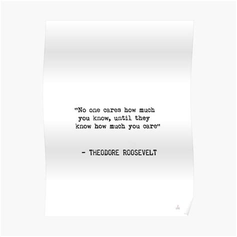 Theodore Roosevelt Quote 6 Poster For Sale By Pagarelov Redbubble
