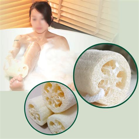 Good Sale 1 Pc Natural Loofa Bath Shower Spa Cleans Loofah Sponge Body Scrubber Horniness
