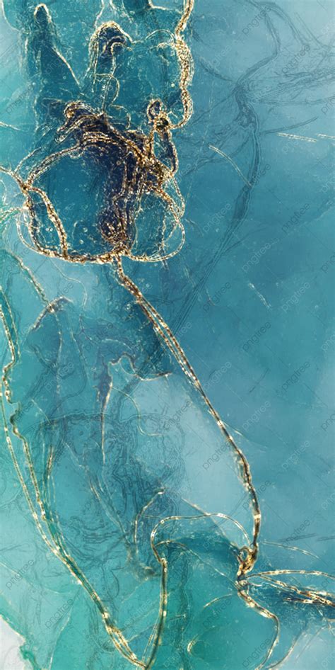 Blue Sea Surface Pattern Marble Texture Mobile Phone Wallpaper