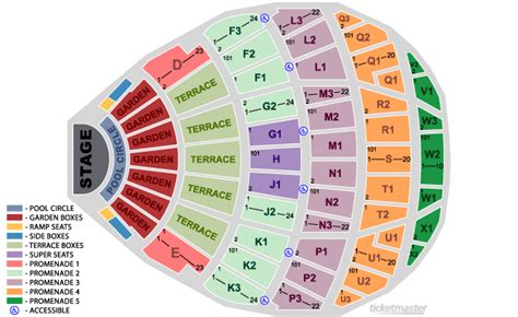 Hollywood Bowl Seating Chart Map Two Birds Home