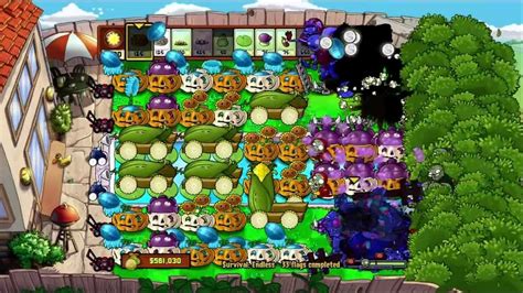 Plants Vs Zombies Endless Survival Mode Xbox 360 720p Gameplay Youtube