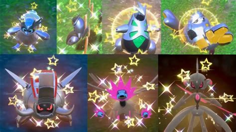 Get All Shiny Paradox Pokémon Compilation Violet Exclusive Pokémon